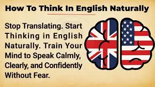 How to Think in English Naturally | 8 Steps to Stop Translating and Speak with Confidence ✅