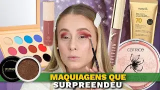MAQUIAGENS que eu NÃO ESPERAVA NADA e ENTREGAM TUDO