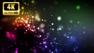 Night Glitter Loop - Rainbow background  | No Copyright #freedownload
