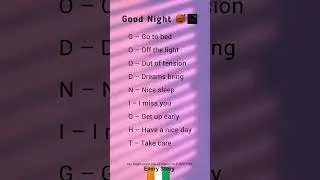 GOOD NIGHT ka Pyara Matlab 🌙 | Sleep Well Message 💫