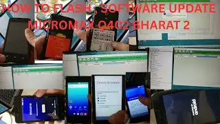 HOW TO FLASH , SOFTWARE UPDATE  MICROMAX Q402 BHARAT 2
