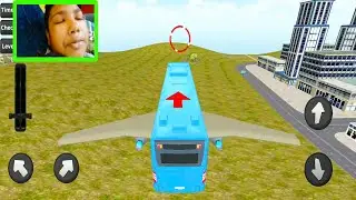 Flying Bus driving simulator 2019 free bus games-free best bus car gameplay