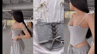 Croset Top Tutorial | Merch Viewer Clothing DIY Hacks, Tips & Tricks