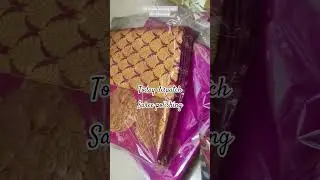 SAREE ROLL PRESS & POLISHING #sarees #sareecollection #steamiron #prepleating