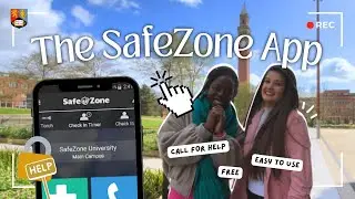 Download the SafeZone App 📱 | UoB Student Video #UniversityofBirmingham #Safety