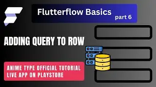 How to Add Backend Query to Row in FlutterFlow | Display Dynamic Data Horizontally