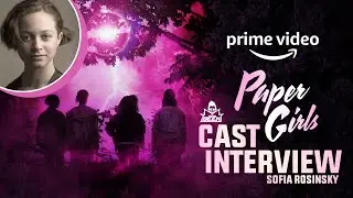 Paper Girls Interview - Sofia Rosinsky Amazon Prime | Entrevista Paper Girls