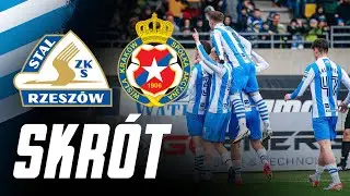 SKRÓT | Stal Rzeszów - Wisła Kraków (18.02.2024)