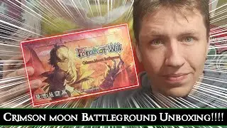 So Many Options!! Crimson Moon Battleground Box Opening : Force of Will (TCG)