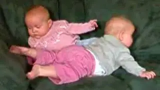 Eve and Lily piggling