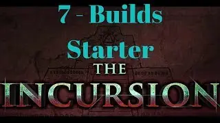 7 Builds Starter Incursion  League Poe |GUIAS NA DESCRI&Ccedil;AO