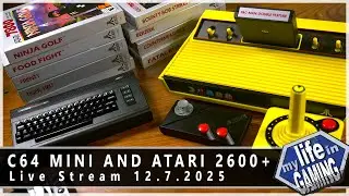 Commodore 64 Mini and Atari 2600+ HD Systems :: LIVE STREAM