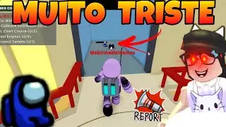 👩‍🚀 NOVO JOGO... AMONGST US 3D no ROBLOX