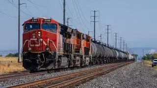 CN 3155 leads BNSF HPASFRS from Craig to Elverta, CA | 7/15/25