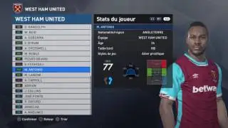 PES 2017 Data Pack 3 West Ham New Faces