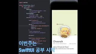SwiftUI 공부해보았습니다.