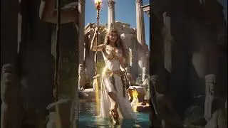 the legendary world of Greek mythology showing the formidable goddess Athena!