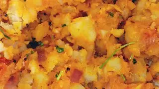 Mashed potato spicy masala | different taste | mixed herbs potato masala | side dish recipe |#shorts