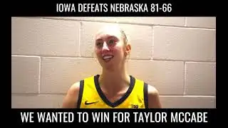 Hawkeyes Wanted To Win For Nebraska Native Taylor McCabe #hawkeyes