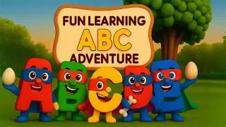 ABC Superhero Cartoon | Learn Alphabet with Fun Urdu Hindi Animation for Kids