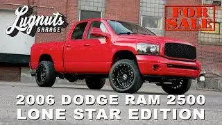 For Sale | Full Restoration | 2006 Dodge Ram 2500 Cummins 4x4 | Lone Star Edition | LUGNUTS GARAGE