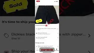 Как я печатаю этикетки Depop Shipping с телефона