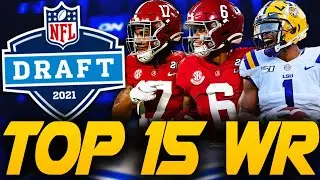 Ranking the TOP Wide Receivers in the 2021 NFL Draft