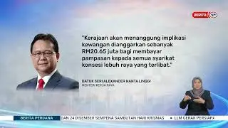 19 DIS 2025 -BERITA PERDANA- SAMBUTAN KRISMAS: DISKAUN TOL 50 PERATUS PADA 23 DAN 24 DISEMBER