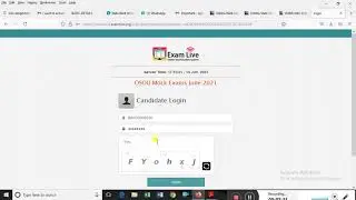 kaise osou ka exam and mock test ko login kare