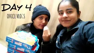 Day 4 |OFFICE VLOGS| Sneaking pizza 