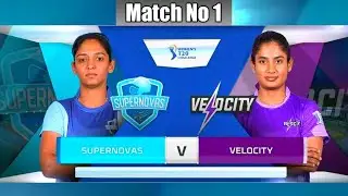 Supernovas vs Velocity | Match No 1 | Women IPL T20 Challenge 2020 Match Highlights | Dream11IPL