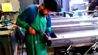 Welding Metal Door Frame   MILLS & NEBRASKA