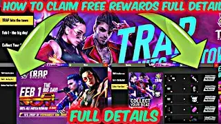 Free Fire New Event Trap Revolution || Trap Hits The Town || Fab 1 The Big Day ||  Full Details