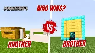 2 Kids Build a House in 15 Minutes | Minecraft Challenge