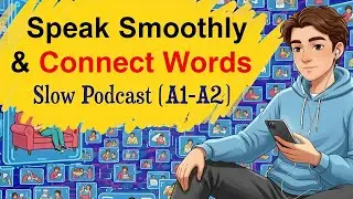 How to Speak English Smoothly | Connect Words & Natural Flow | Slow Shadowing Practice (A1–A2)