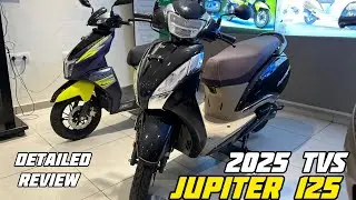 2025 New Tvs Jupiter 125 Detailed Review With All Colours | Tvs Jupiter 125 New Price After 18% GST