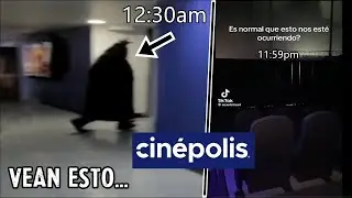 Algo EXTRA&Ntilde;O EST&Aacute; PASANDO en CINEPOLIS en LA ULTIMA FUNCION (aparecen grabaciones)
