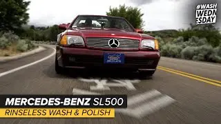 Мойка и полировка классического Mercedes-Benz SL500! (Капсула времени 90-х) | #WASHWEDNESDAY