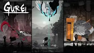 All Bosses, Max Difficulty - GUREI Demo #indiegame #bossrush #gameplay