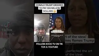 Trump Ordered To Pay 355 Million Dollars ‼️ | Reaction Video..#shorts #trending #recommended #viral