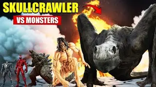Skullcrawler vs Giant Monsters | 3D Monster Size Comparison 2025