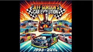 Jeff Gordon's Car Evolution: 1993-2015 | Iconic NASCAR Paint Schemes!