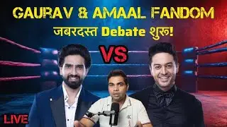 Bigg Boss 19 Gaurav Khann Vs Amaal Mallik Live Fandom Debate 💥