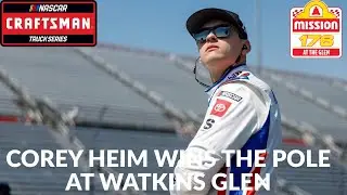Corey Heim Wins The Pole At Watkins Glen