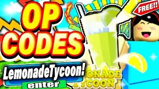 ALL NEW *SECRET CODES* IN ROBLOX LEMONADE TYCOON (new roblox lemonade tycoon codes)