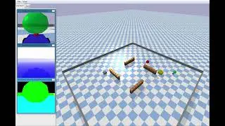 pybullet differential drive robot 3D simulation of RRT path planning algorithm