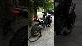 Tenere 700 Rally Edition on enduro tires