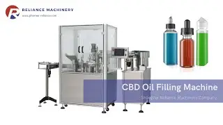 30ml CBD oil dropper bottle RVF filling capping machine for USA | RELIANCE