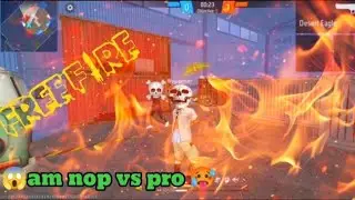 🥵Am nop vs pro player full GamePlay in freefire 🔥 mobile keyboard 🎮