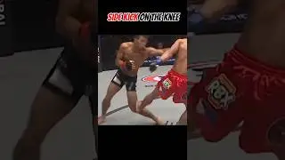Side kick on the knee 🥋 #mma #karate #taekwondo